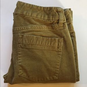 J Crew 28R Bootcut Corduroy Brown Jeans